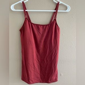 Storq deep red nursing tank